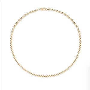 Alexa Leigh 3MM gold ball choker necklace